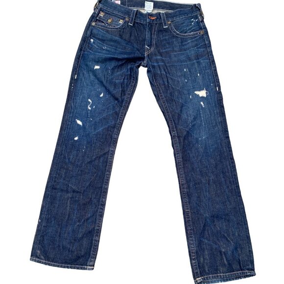 Vintage True Religion Jeans Size 31 RICKY Blue - Picture 2 of 9